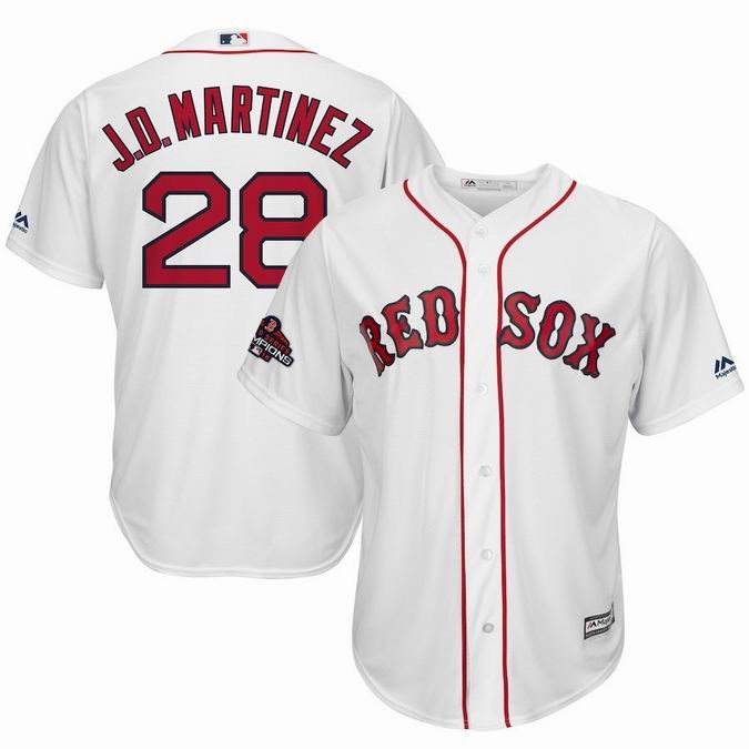 Boston Red Sox 2018 World Series Champions team logo player jerseys-007